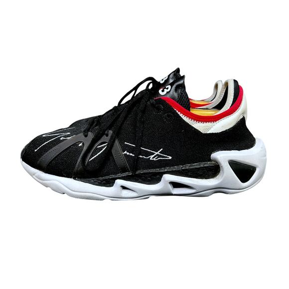 Y-3 Yohji Yamamoto Men\'s 12.5 FYW S-97 Black Scarlet Sneakers $350 Retail main image 4